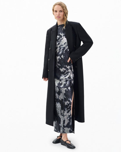 Margaret Metallic Dress - Silver Multi