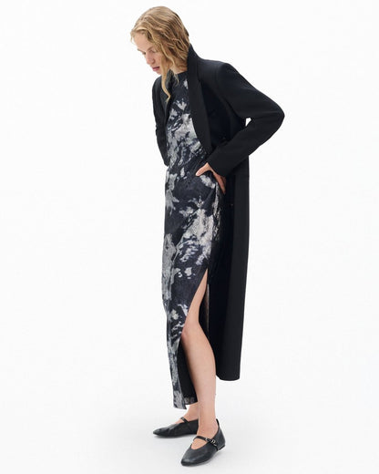 Margaret Metallic Dress - Silver Multi