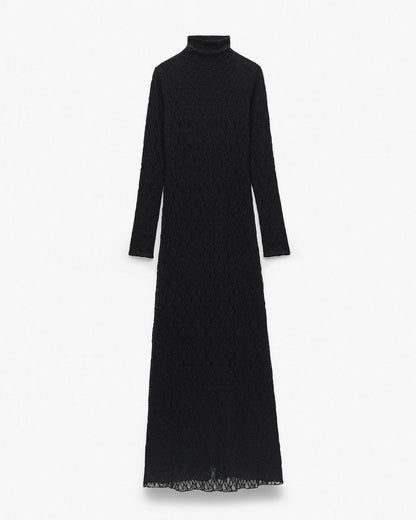 Ellie Lace Maxi Dress - Black