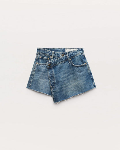 Belina Denim Mini Skort - Amity