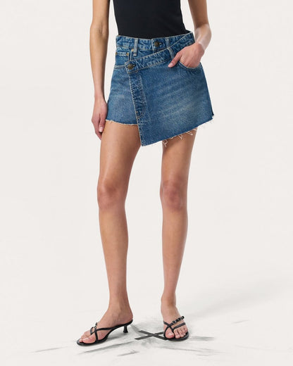 Belina Denim Mini Skort - Amity