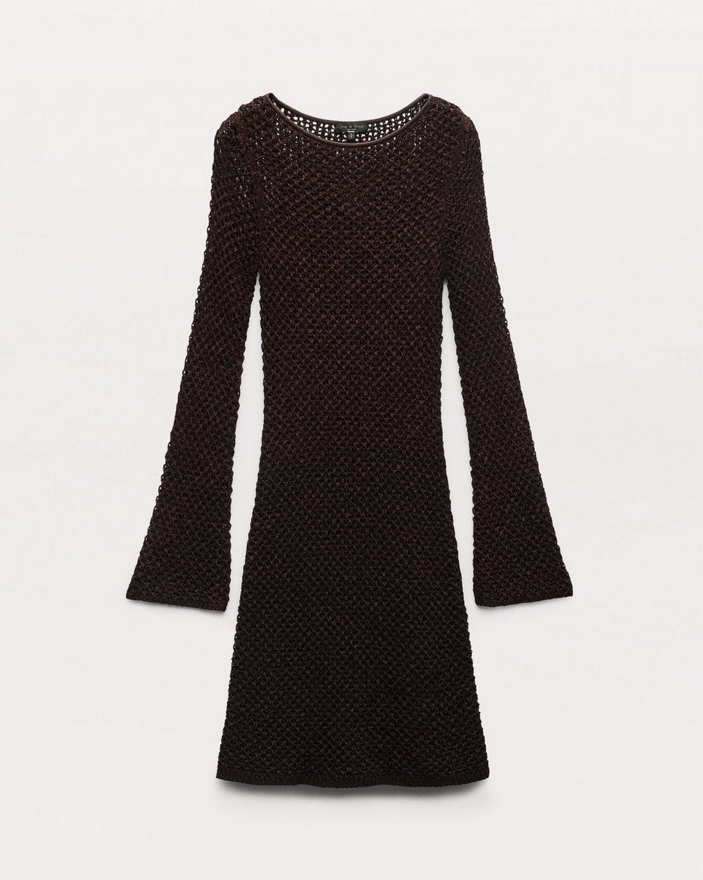 Ellie Knit Mini Dress - Brown