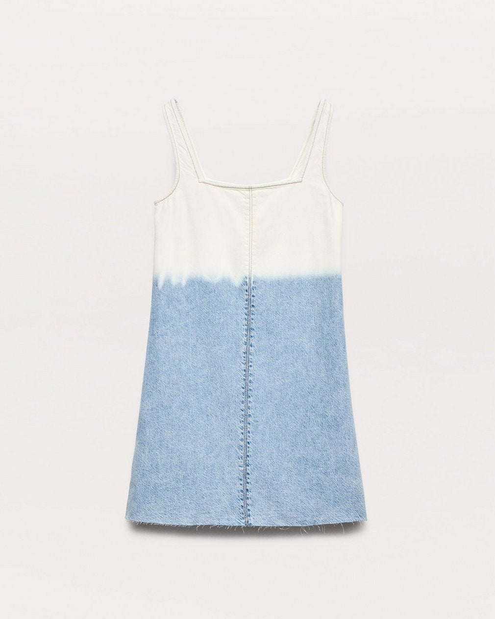 Jayde Denim Dress - Bleach Stripe
