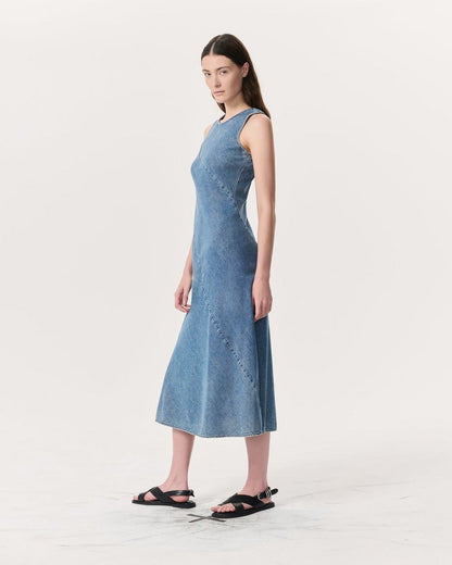 Ultra Featherweight Lisbon Denim Dress - Waverly