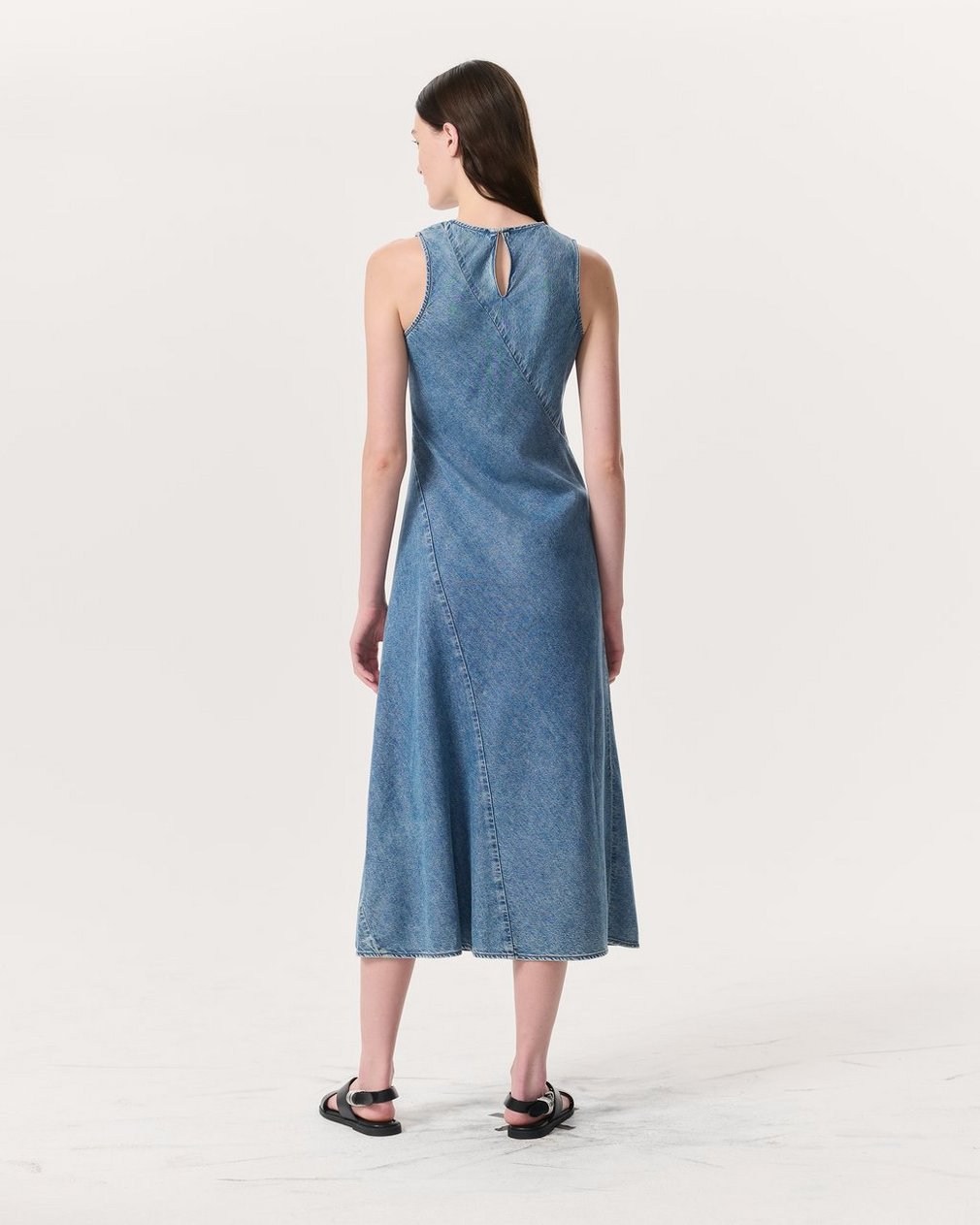 Ultra Featherweight Lisbon Denim Dress - Waverly