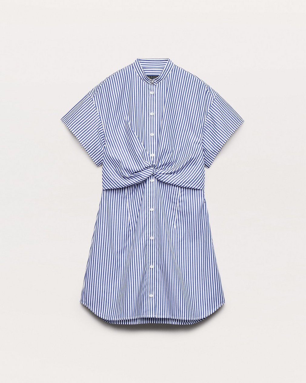 Gretchen Striped Shirt Dress - Navy Stripe