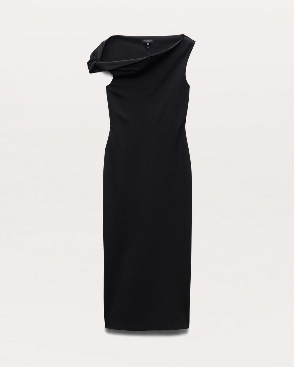 Irina Asymmetric Maxi Dress - Black