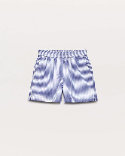 Emma Striped Shorts - Navy Stripe