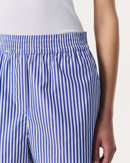 Emma Striped Shorts - Navy Stripe