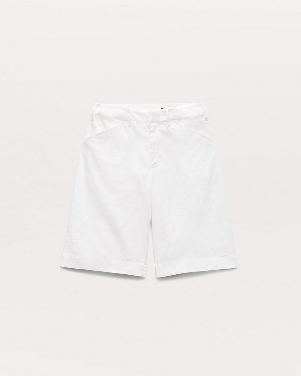 Banks Linen-Blend Shorts - White
