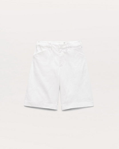 Banks Linen-Blend Shorts - White