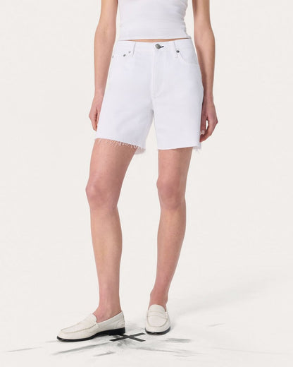 Kaia Denim Shorts - White
