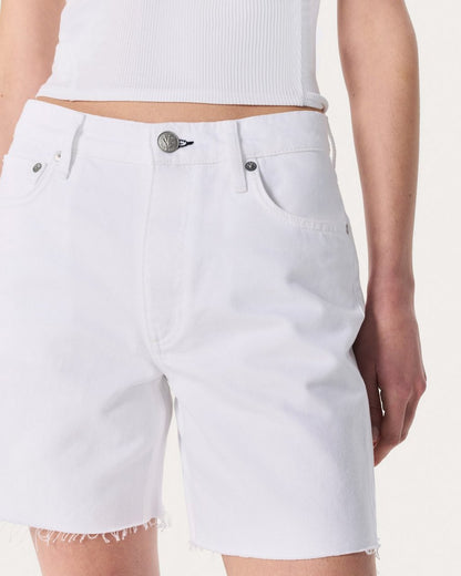 Kaia Denim Shorts - White