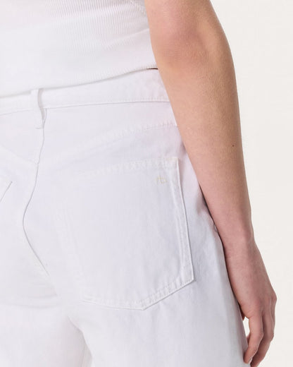 Kaia Denim Shorts - White
