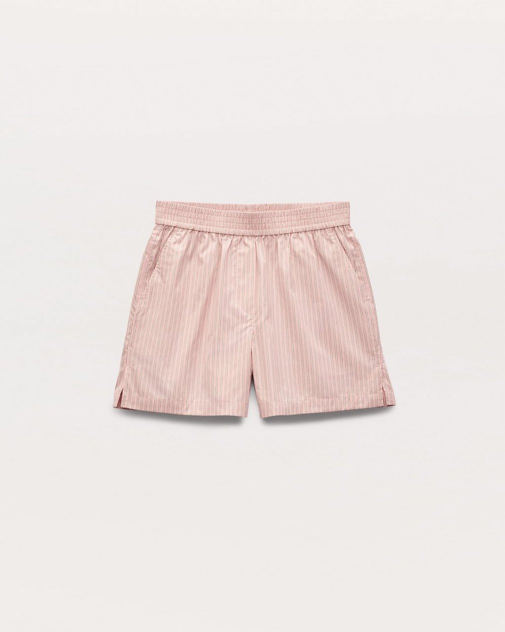 Emma Striped Shorts - Blush Stripe