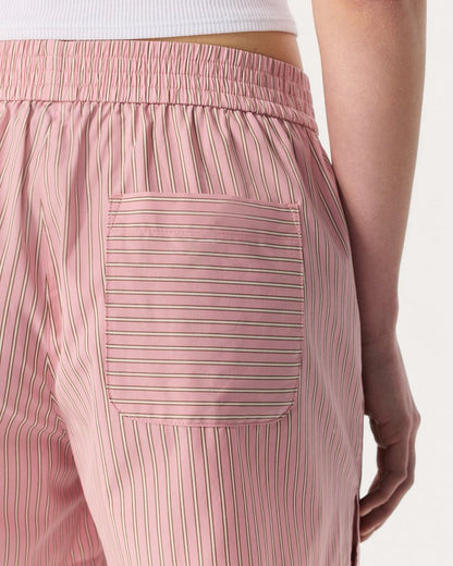 Emma Striped Shorts - Blush Stripe