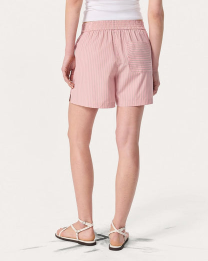 Emma Striped Shorts - Blush Stripe