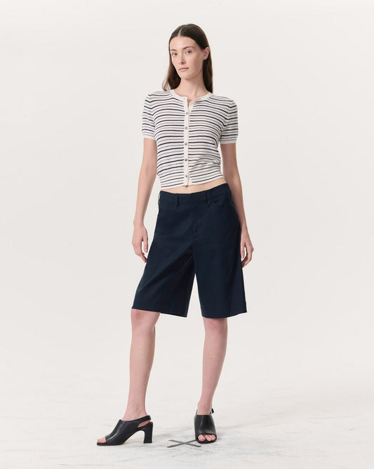 Banks Linen-Blend Shorts - Salute