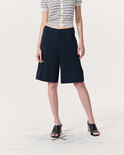 Banks Linen-Blend Shorts - Salute