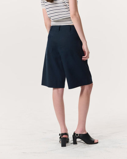 Banks Linen-Blend Shorts - Salute