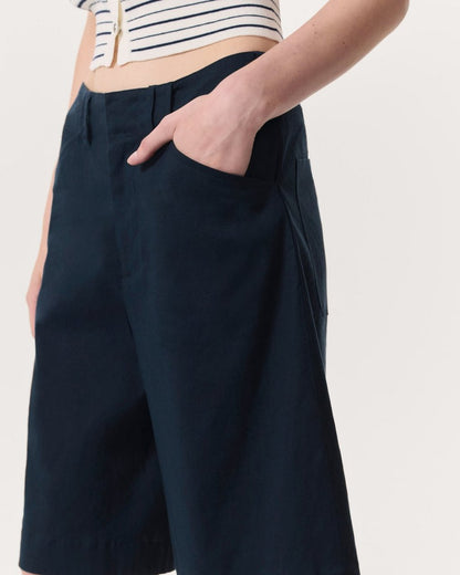 Banks Linen-Blend Shorts - Salute