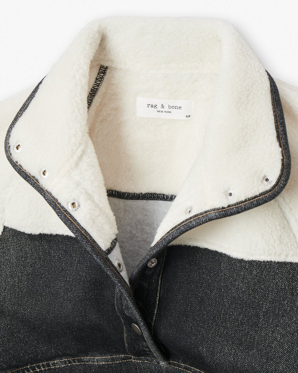 Miramar Sherpa Popover - Faded Black