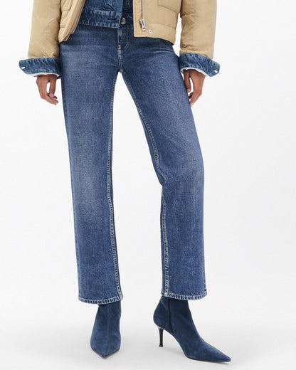 Mercer Suede Ankle Boots - Navy Suede