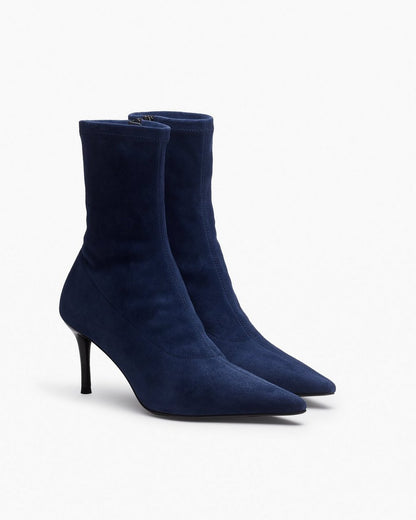 Mercer Suede Ankle Boots - Navy Suede