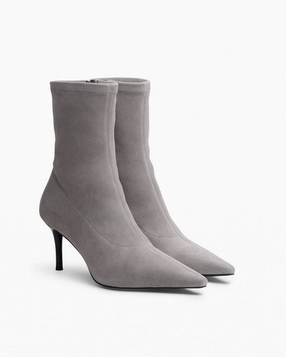 Mercer Suede Ankle Boots - Stone Suede