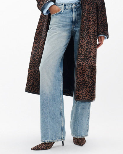 Mercer Leopard Calf Hair Ankle Boots - Leopard Hair Calf