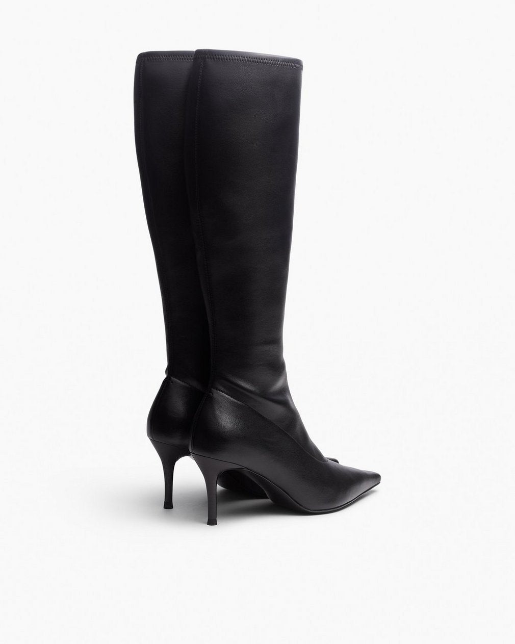 Mercer Leather Knee-High Boots - Black