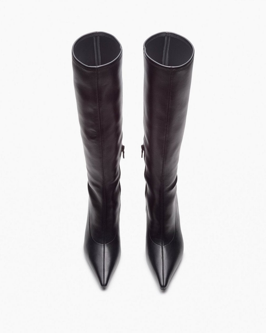 Mercer Leather Knee-High Boots - Black