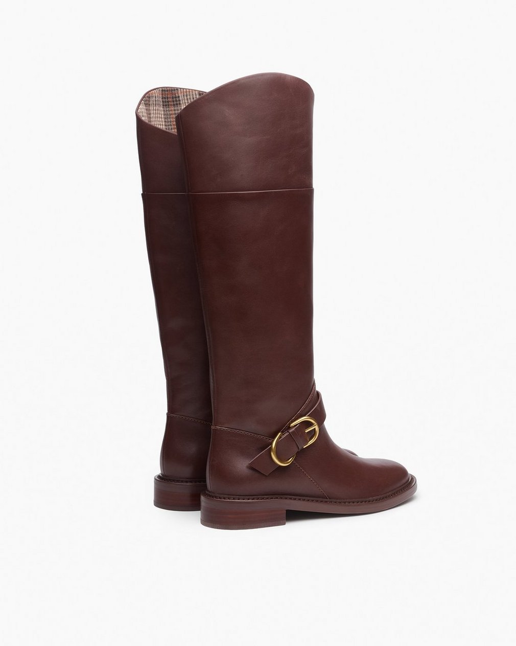 Hayden Leather Riding Boots - Mocha