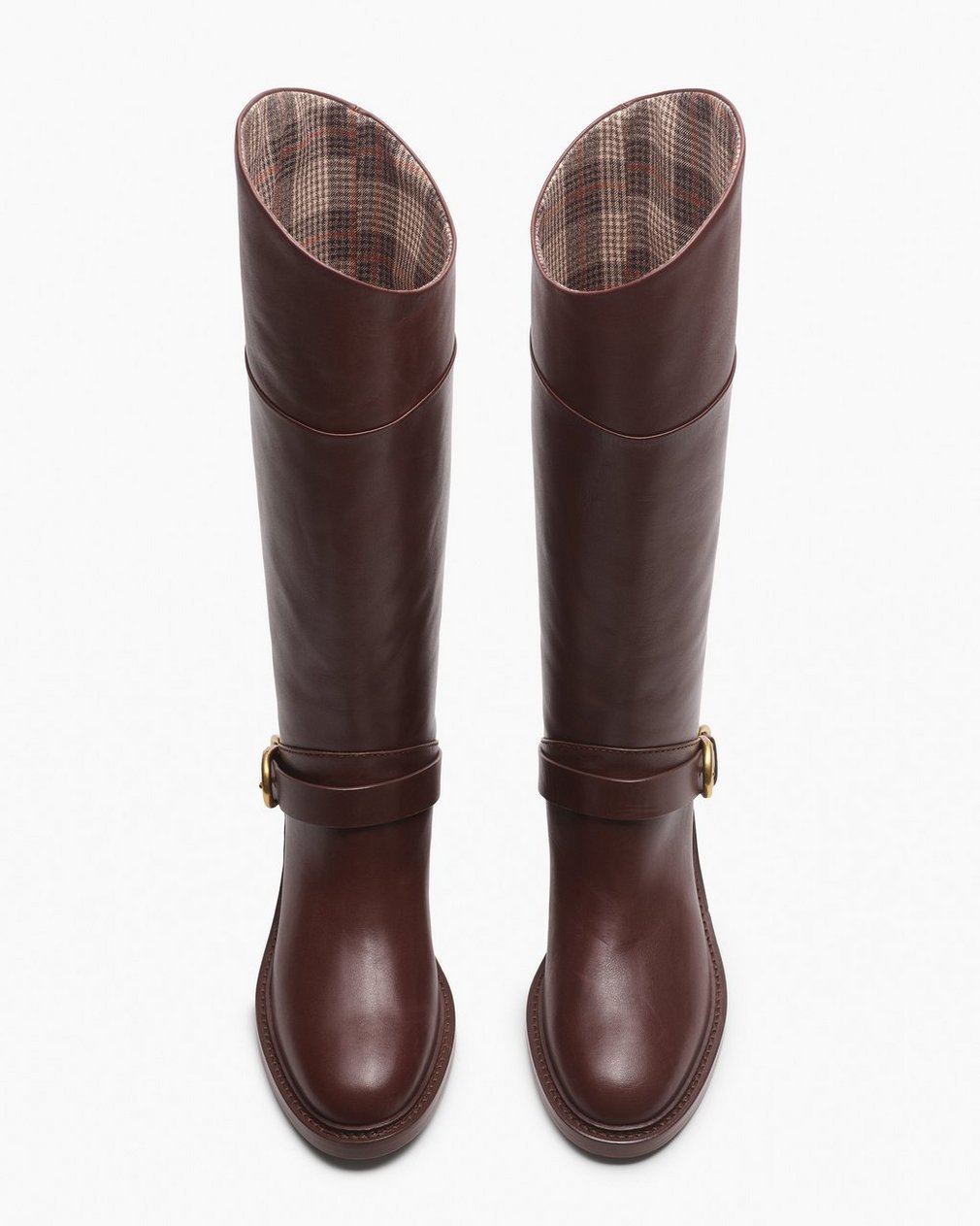 Hayden Leather Riding Boots - Mocha