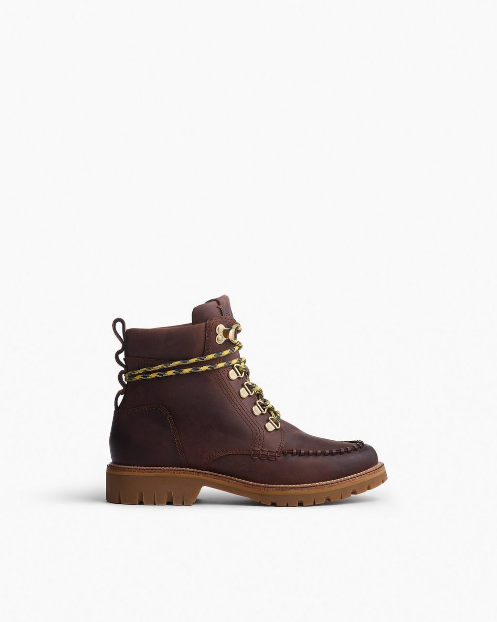 Cameron Leather Hiking Boots - Mocha