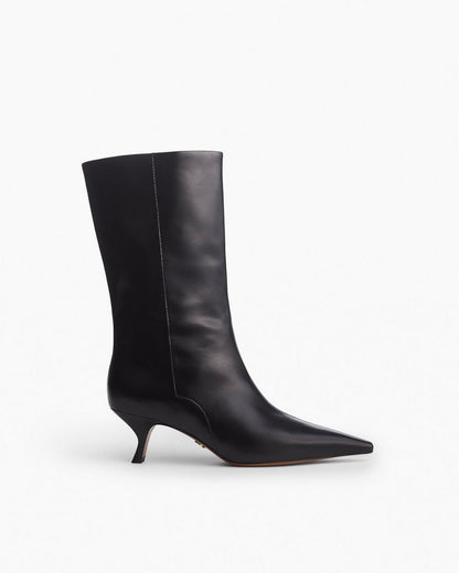 Mott Leather Boots - Black