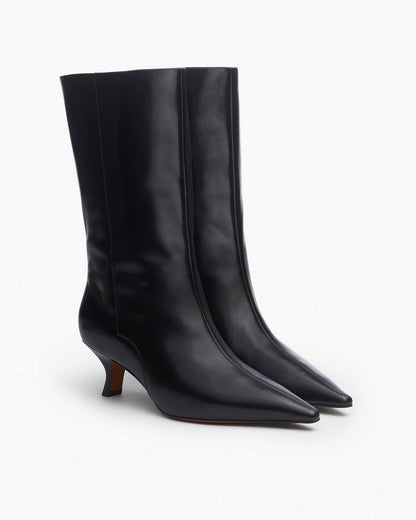 Mott Leather Boots - Black