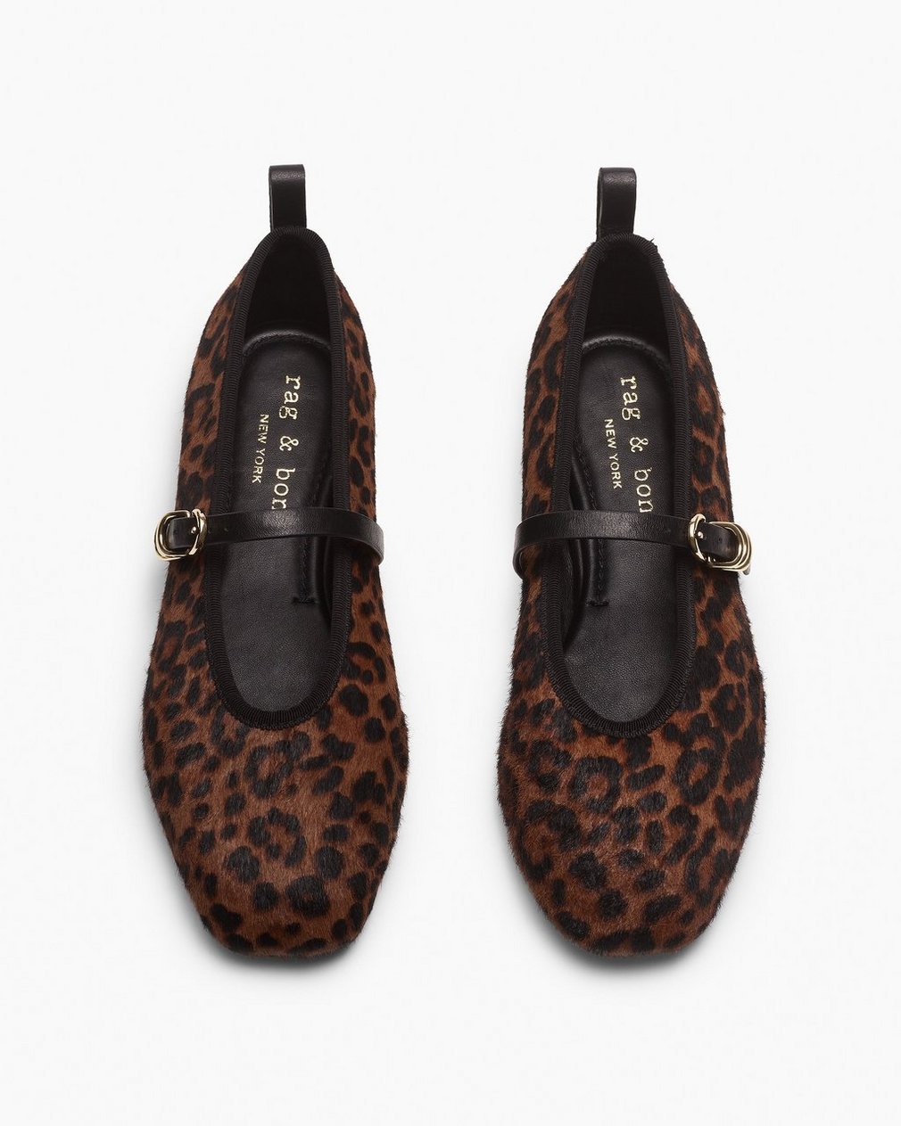 Spire Leopard Calf-Hair Mary Janes - Leopard Hair Calf