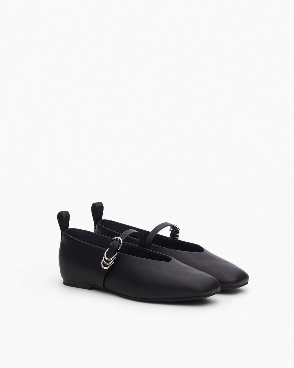 Spire Leather Mary Janes - Black