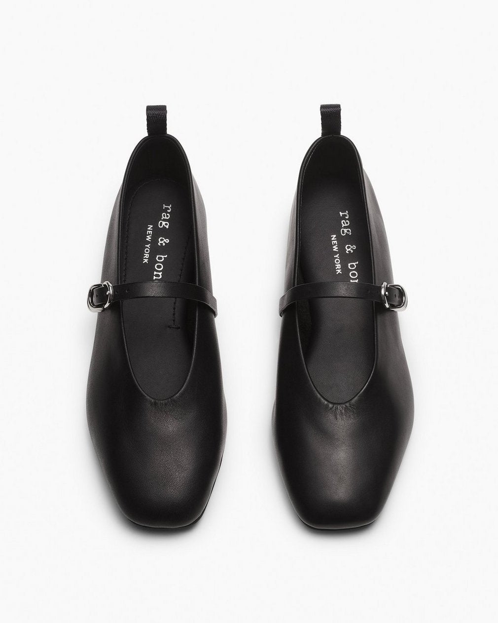 Spire Leather Mary Janes - Black