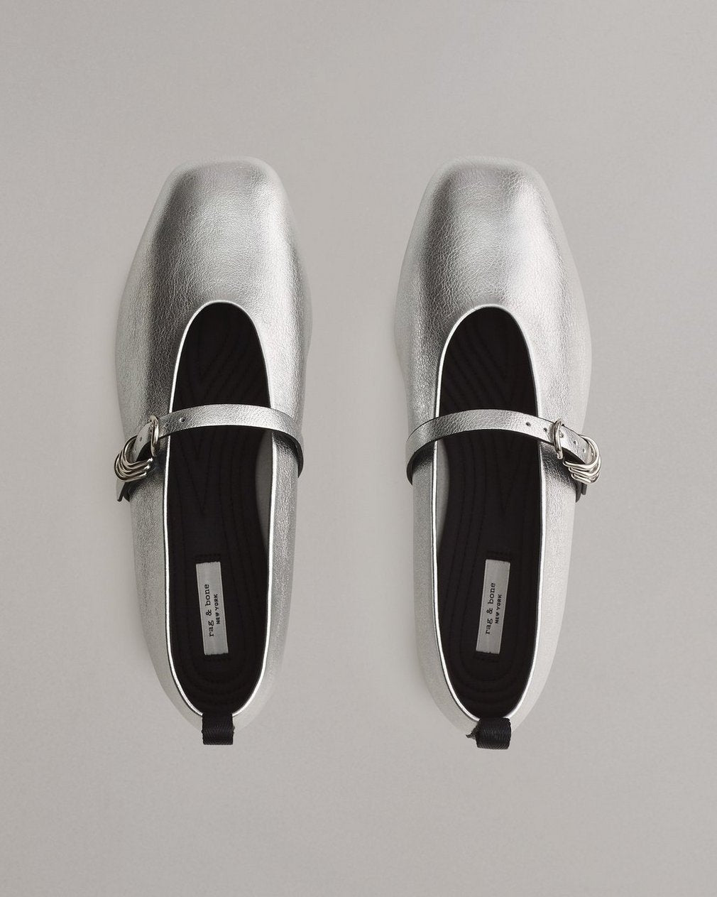 Spire Mary Jane Shoes - Silver