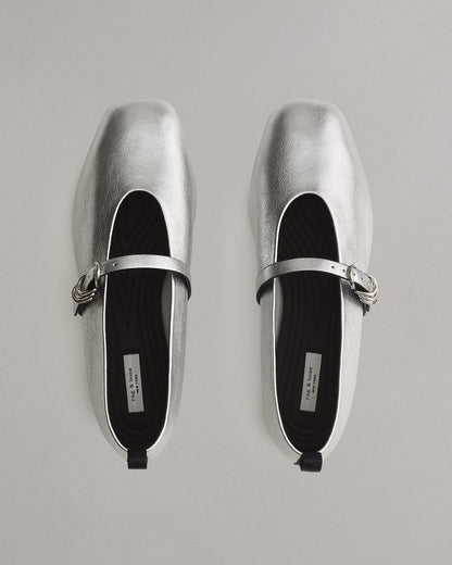 Spire Mary Jane Shoes - Silver