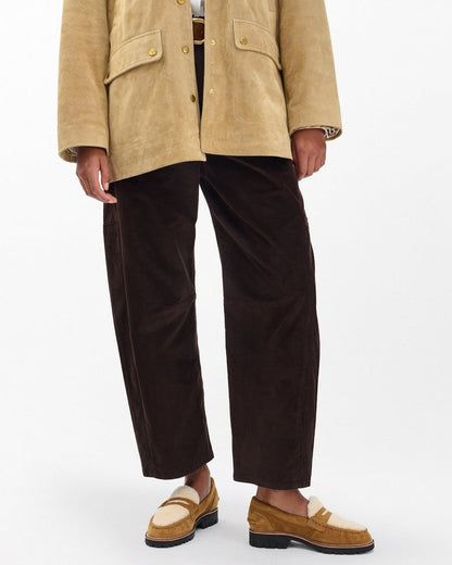 Corey Suede Shearling Loafers - Caramel Suede Shearling