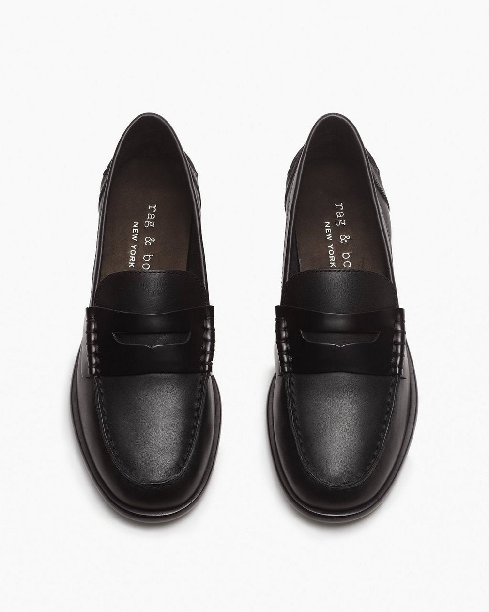 Carter Leather Loafers - Black