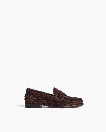 Carter Leopard Calf Hair Loafers - Leopard Hair Calf