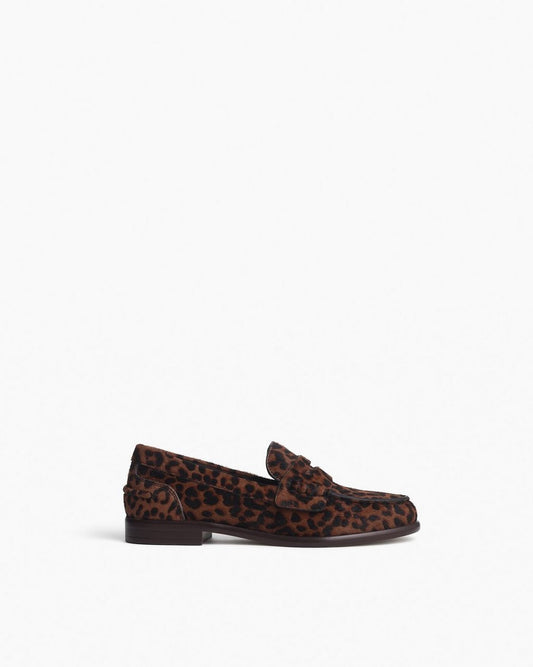 Carter Leopard Calf Hair Loafers - Leopard Hair Calf