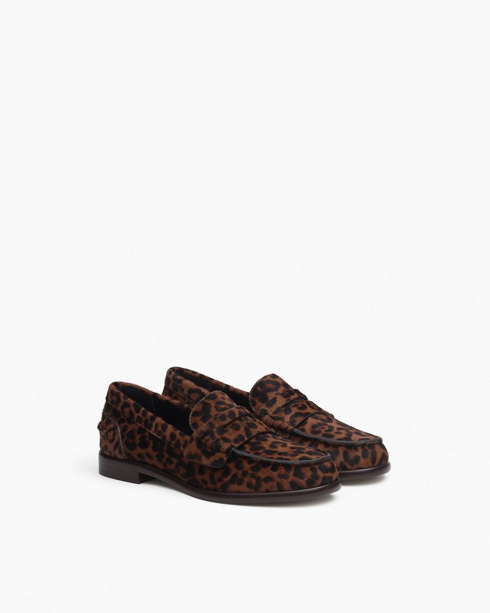 Carter Leopard Calf Hair Loafers - Leopard Hair Calf