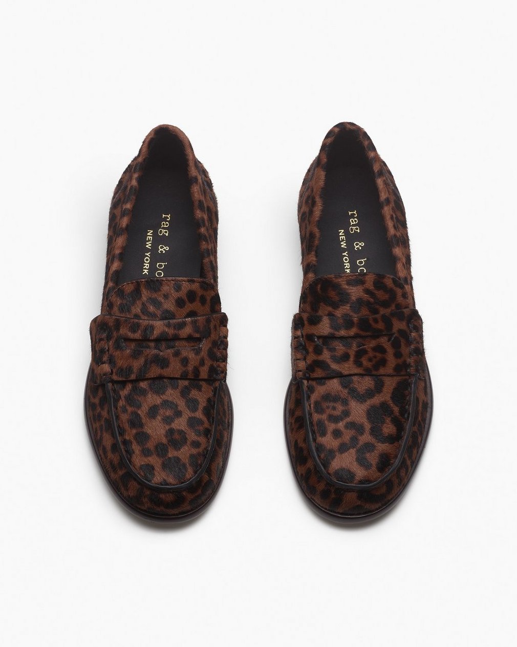 Carter Leopard Calf Hair Loafers - Leopard Hair Calf
