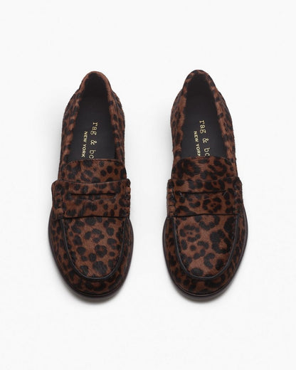 Carter Leopard Calf Hair Loafers - Leopard Hair Calf