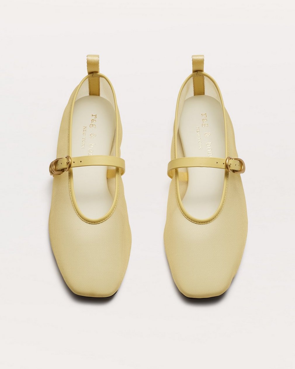 Spire Mesh Mary Janes - Honey